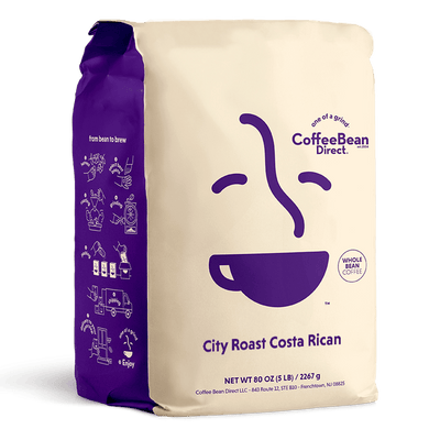 Coffee Bean Direct City Roast Costa Rican 5-lb bag