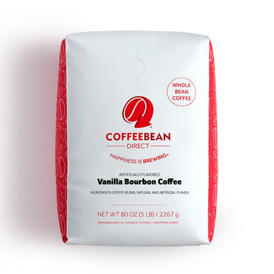 Coffee Bean Direct Vanilla Bourbon flavored coffee 5-lb bag