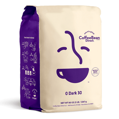 Coffee Bean Direct 0 Dark 30 5-lb coffee bag
