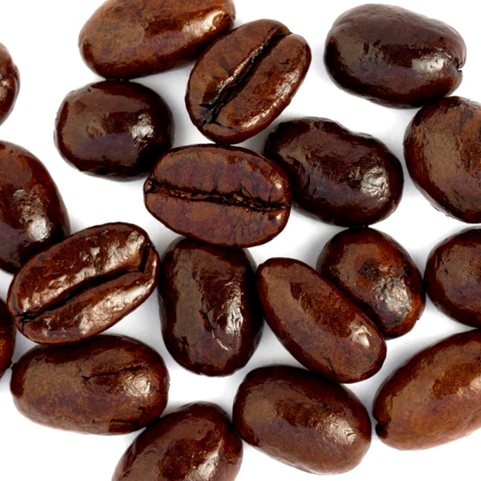 Coffee Bean Direct Decaf Peppermint Bark flavored coffee beans