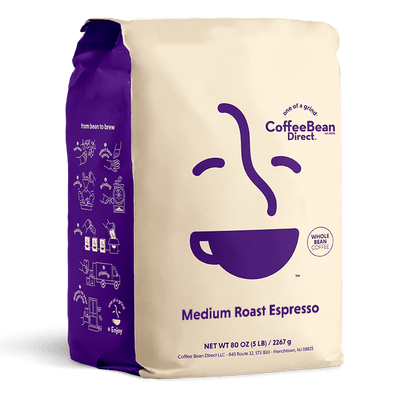 Coffee Bean Direct Medium Roast Espresso 5-lb bag