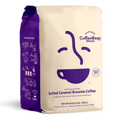 Coffee Bean Direct Salted Caramel Brownie Flavored Coffee 5-lb bag