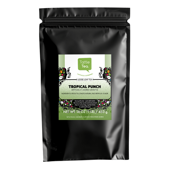 Coffee Bean Direct/Tattle Tea Tropical Punch flavored green tea 1-lb bag