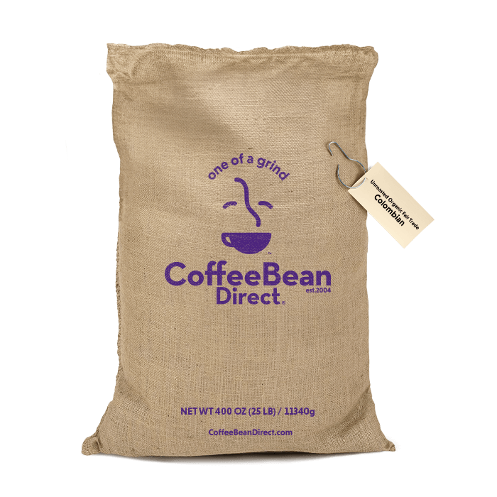 Unroasted Organic Fair Trade Colombian