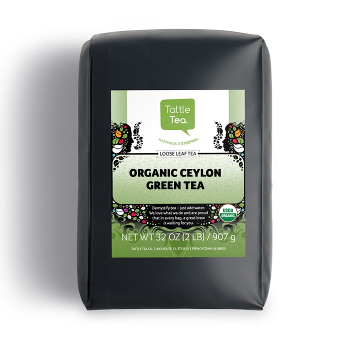 Coffee Bean Direct/Tattle Tea Organic Ceylon Green Tea 2-lb bag