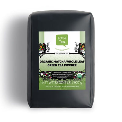 Coffee Bean Direct/Tattle Tea Organic Matcha Whole Leaf Green Tea Powder 2-lb bag
