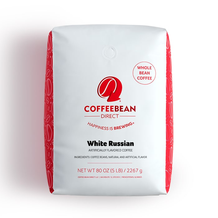 Coffee Bean Direct White Russian flavored coffee 5-lb bag